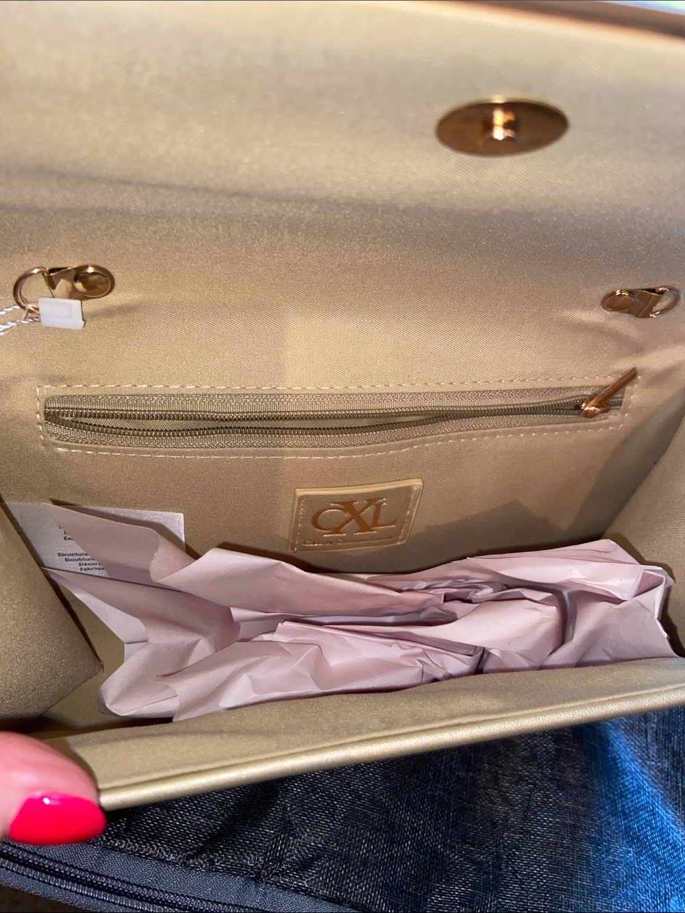 Christian Lacroix Madison Chain Clutch NWT - Picture 3 of 6